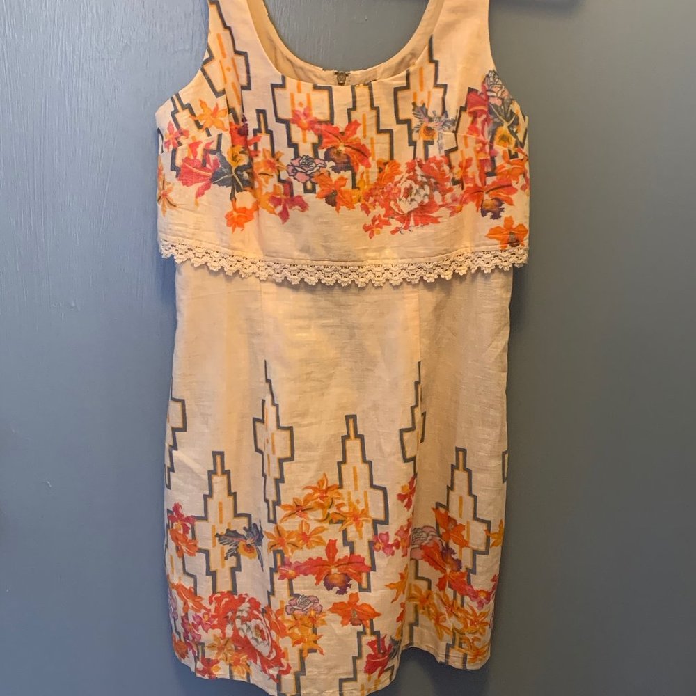 Free People Floral Sheath Tank Dress